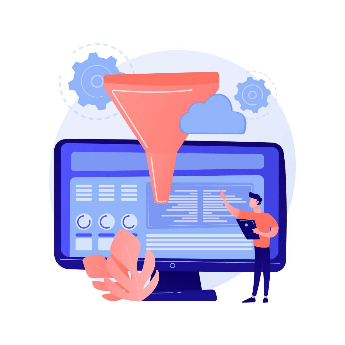 cómo hacer un embudo de conversión